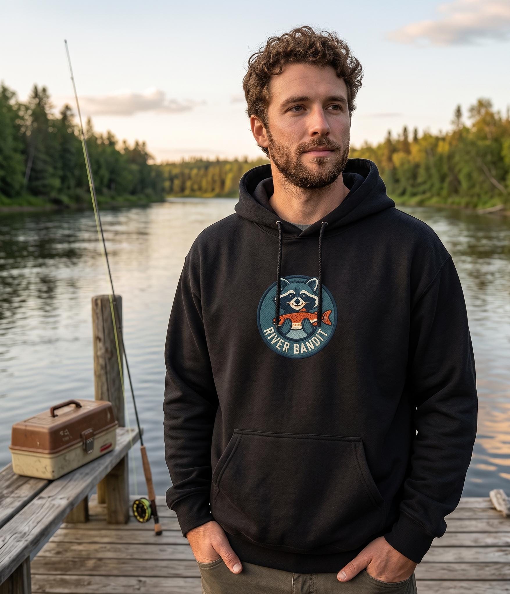 Mystical Mushroom Emblem Hoodie, Cottagecore Graphic Sweatshirt, Cozy Unisex Top